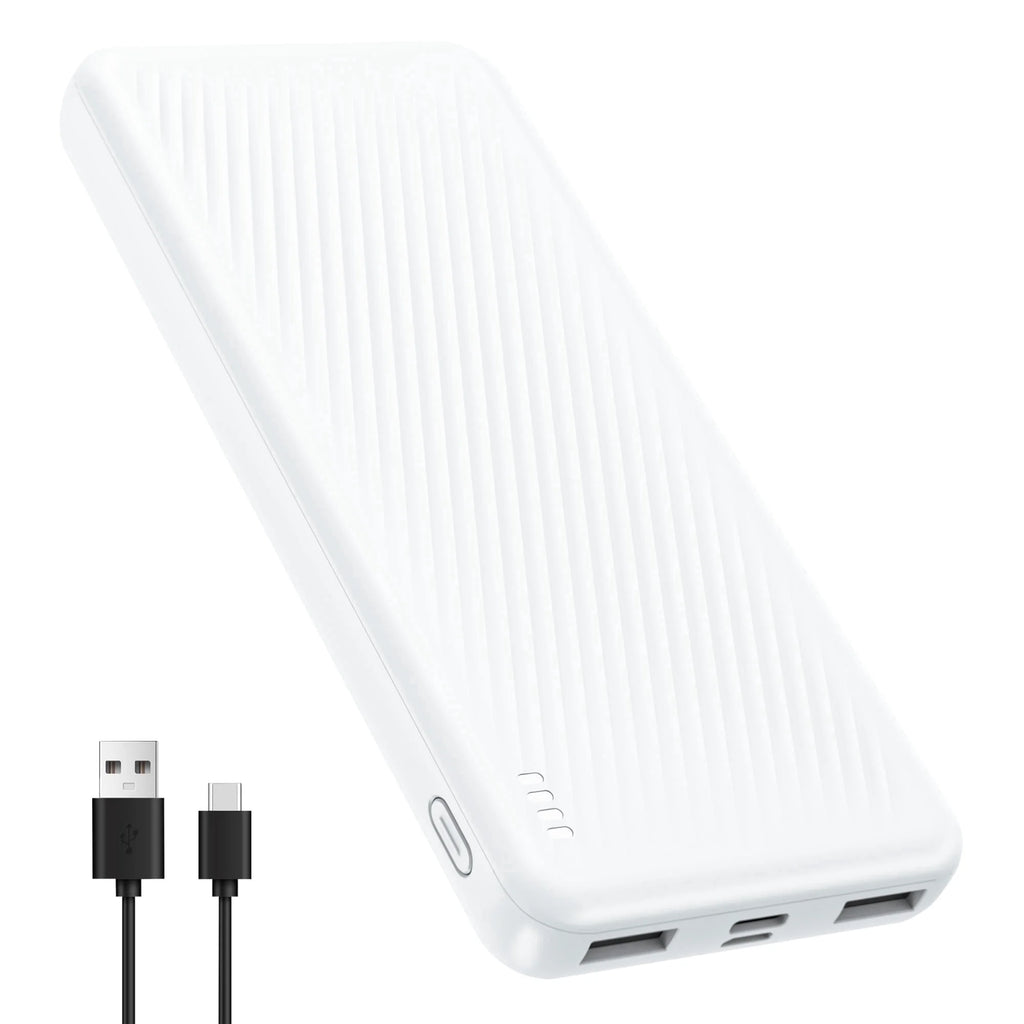 20000 Mah Portable Charger Power Bank Dual USB Battery Pack for Iphone, Ipad, Galaxy, Android, Pixel and Tablet (Blue)
