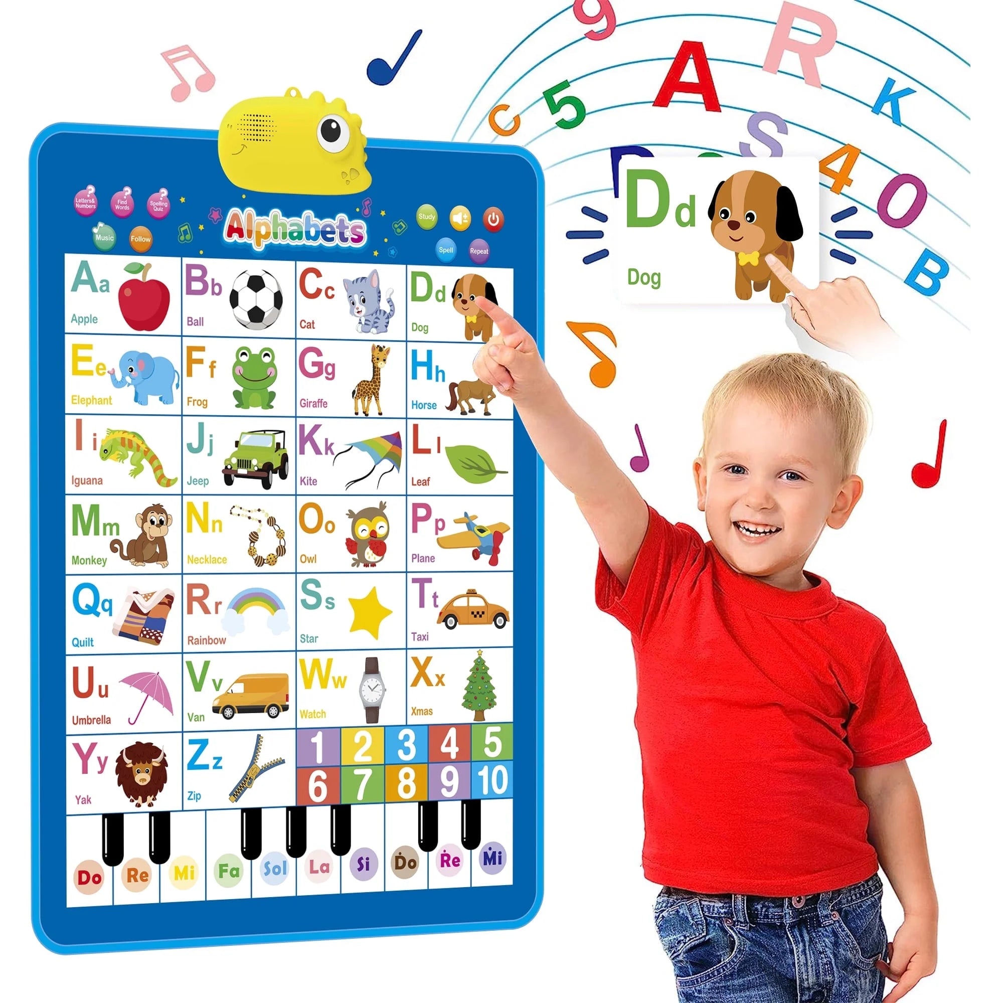 Dinosaur Electronic Learning Chart, Interactive Preschool Toy